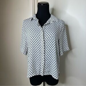 H&M printed blouse - size 4